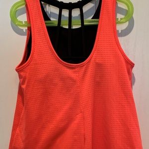 Tank top with built-in sports bra